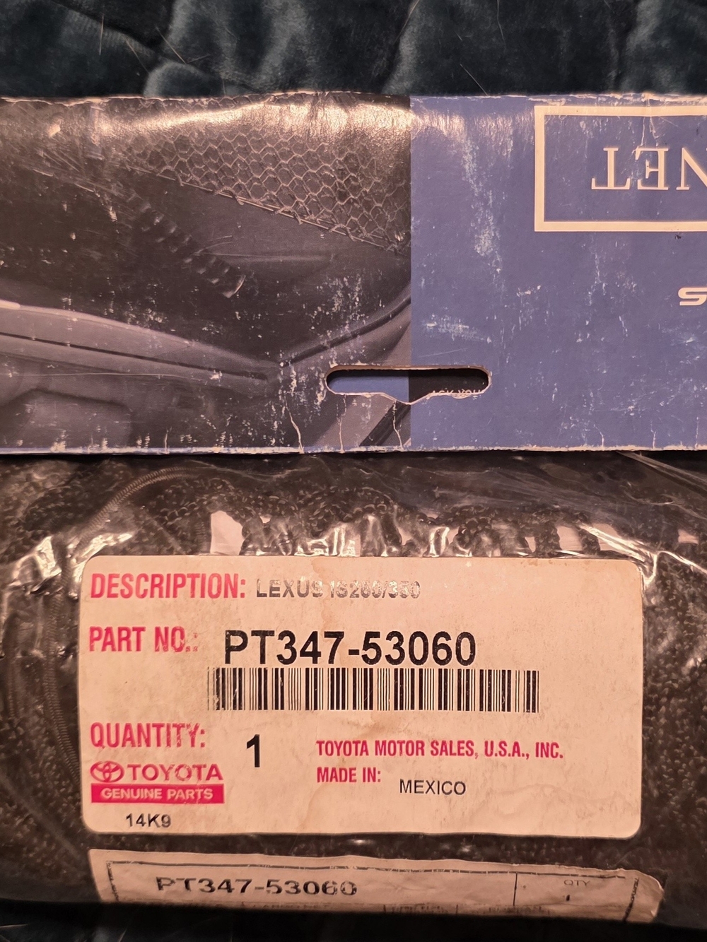 Lexus IS250 Cargo Net